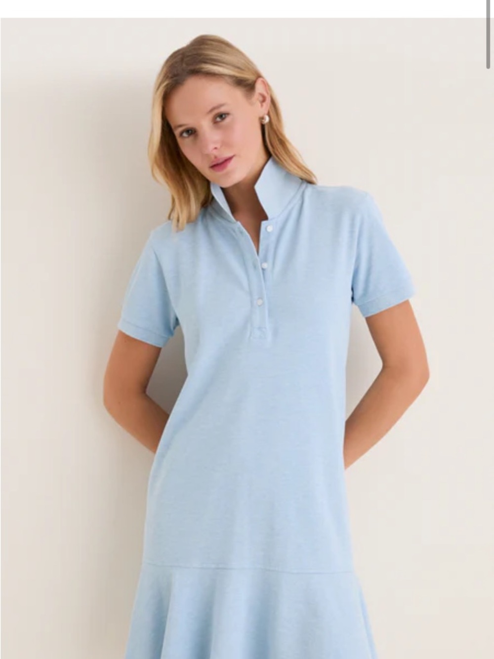 Tuckernuck May Polo Dress Light Blue